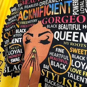 NF Yellow Black is Beautiful House Dress